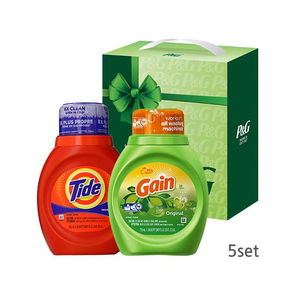 P&G 세탁세제세트 오앤유 3호 5set